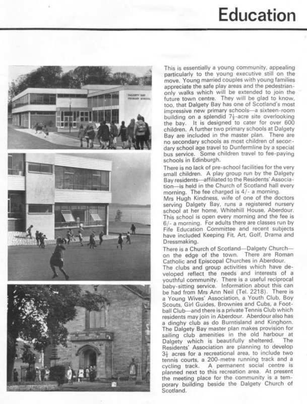 Welcome to Dalgety Bay, 1970