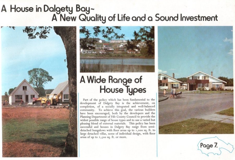 Welcome to Dalgety Bay, about 1973